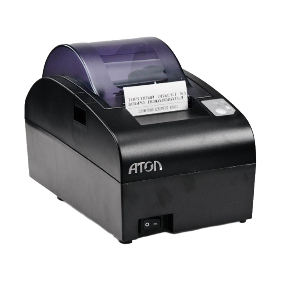 ККТ АТОЛ 55Ф. Черный. Без ФН. RS+USB+Ethernet (5.0)