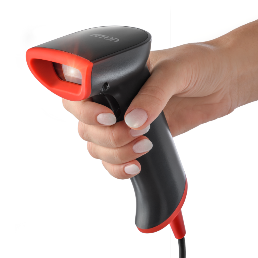 Сканер штрихкода АТОЛ Impulse 12 (2D, чёрный, USB, без подставки).v2