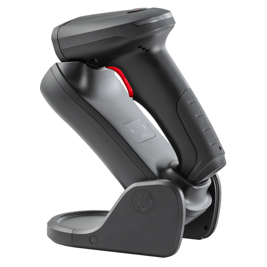 Сканер штрихкода беспроводной АТОЛ SB5100 BT (2D, черный, USB, Bluetooth 5.0, IP42, c подставкой)
