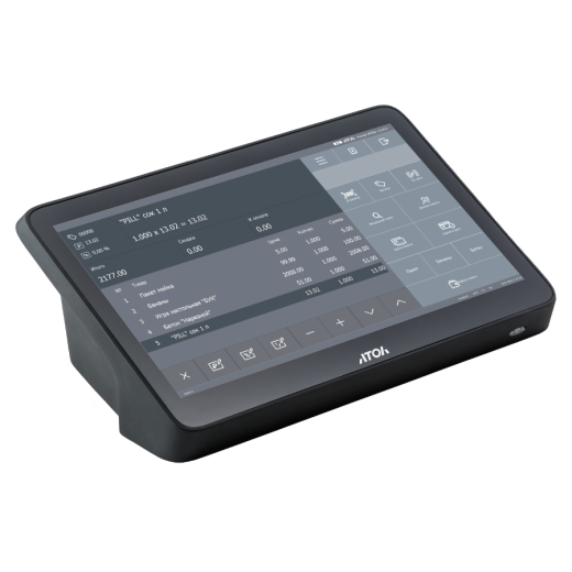 POS-терминал АТОЛ Optima V7 (11.6, J3455, 8 ГБ DDR3L, SSD 128 Гб M.2, АКБ, с ОС)
